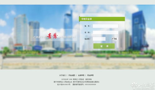 广西南宁市六城区政务网登录页面设计 优化用户体验，提升政务服务效能